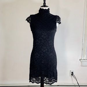 Sexy Black Lace Mini Dress (LBD)